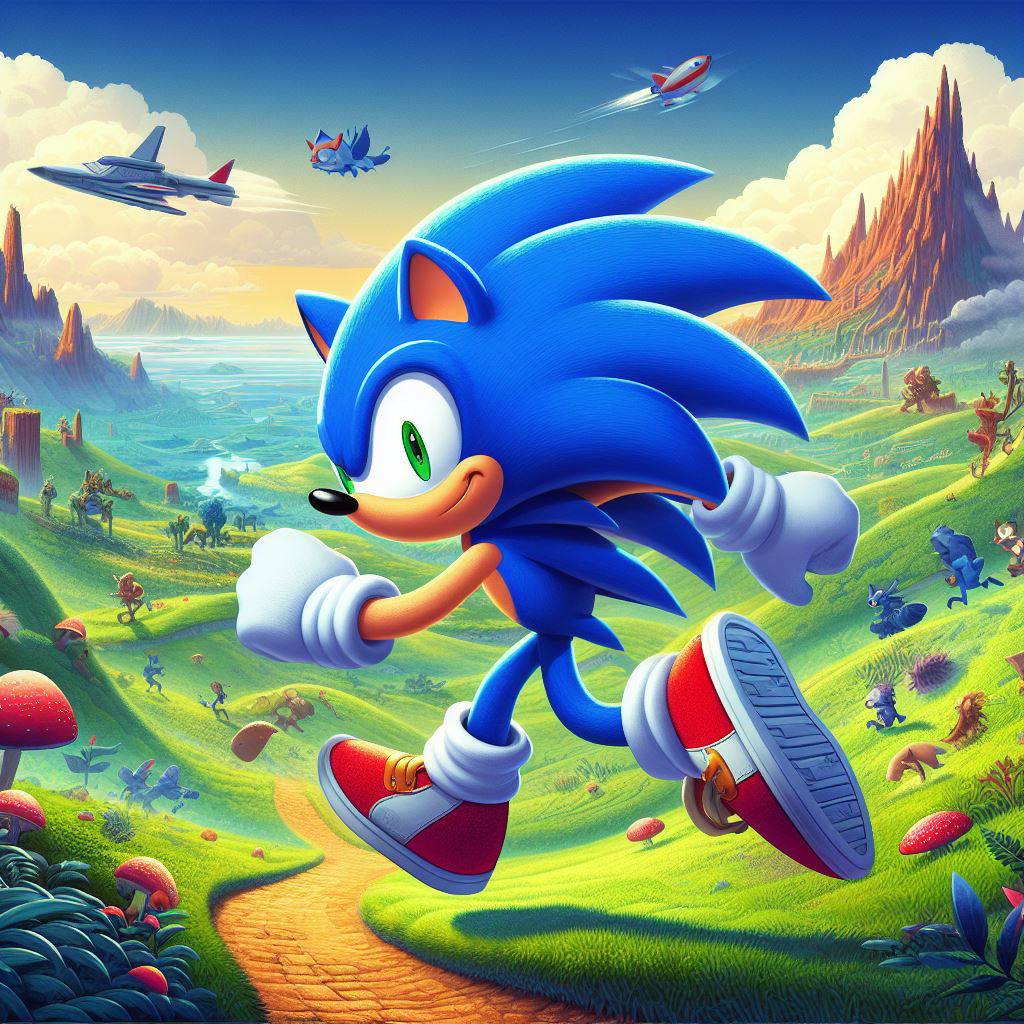 Running Sonic by Arkyz on DeviantArt