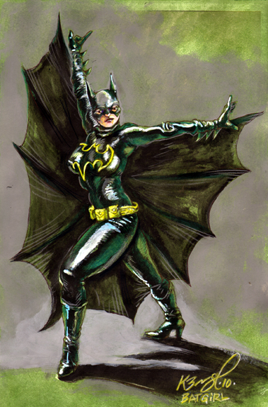 Batgirl Painting 01