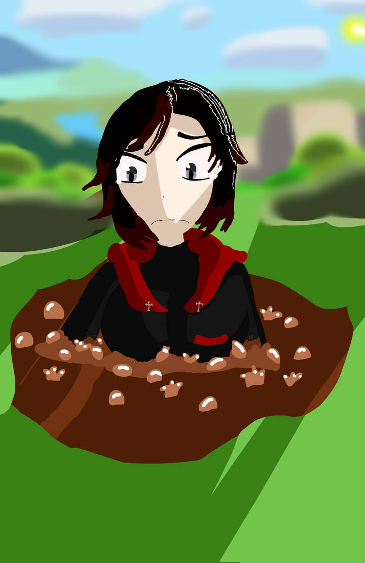 Ruby Rose's serious sinking problem 2 by 09090p on DeviantArt