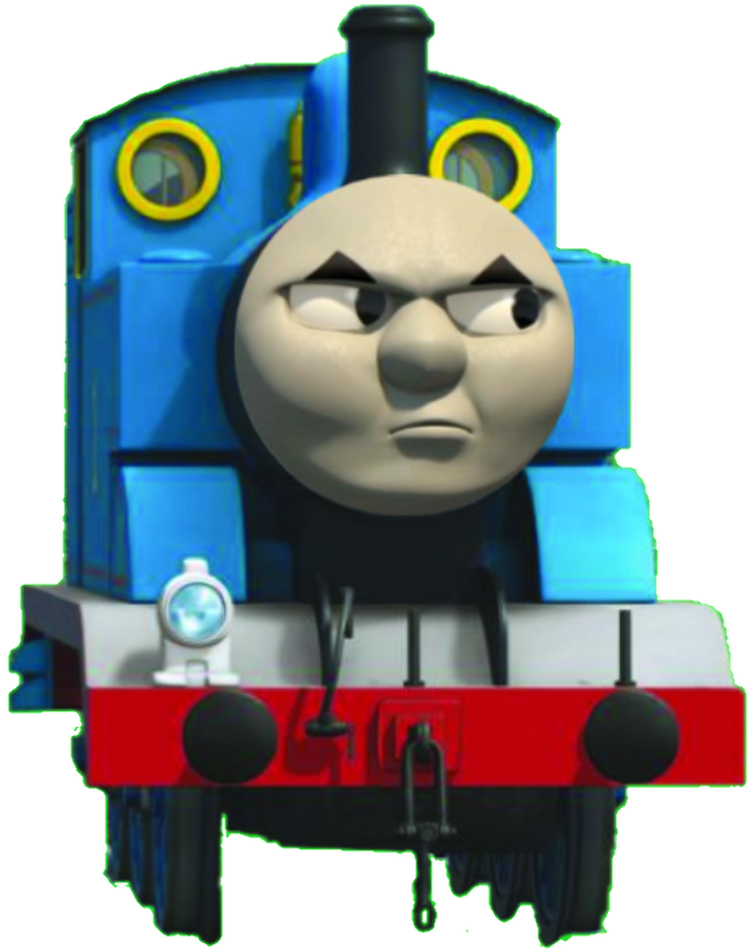 Thomas Angry by ThomasTheBlueE2Fan on DeviantArt