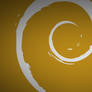 Debian Silver And Gold Just Swirl Wallpaper