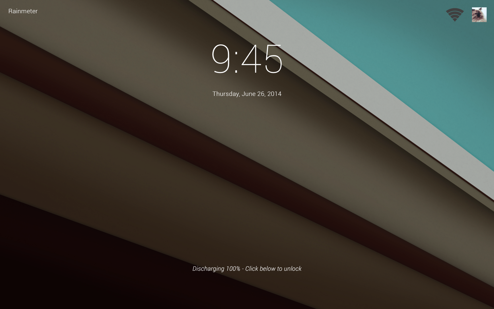 [WIP] Android L for Rainmeter - Lock Screen