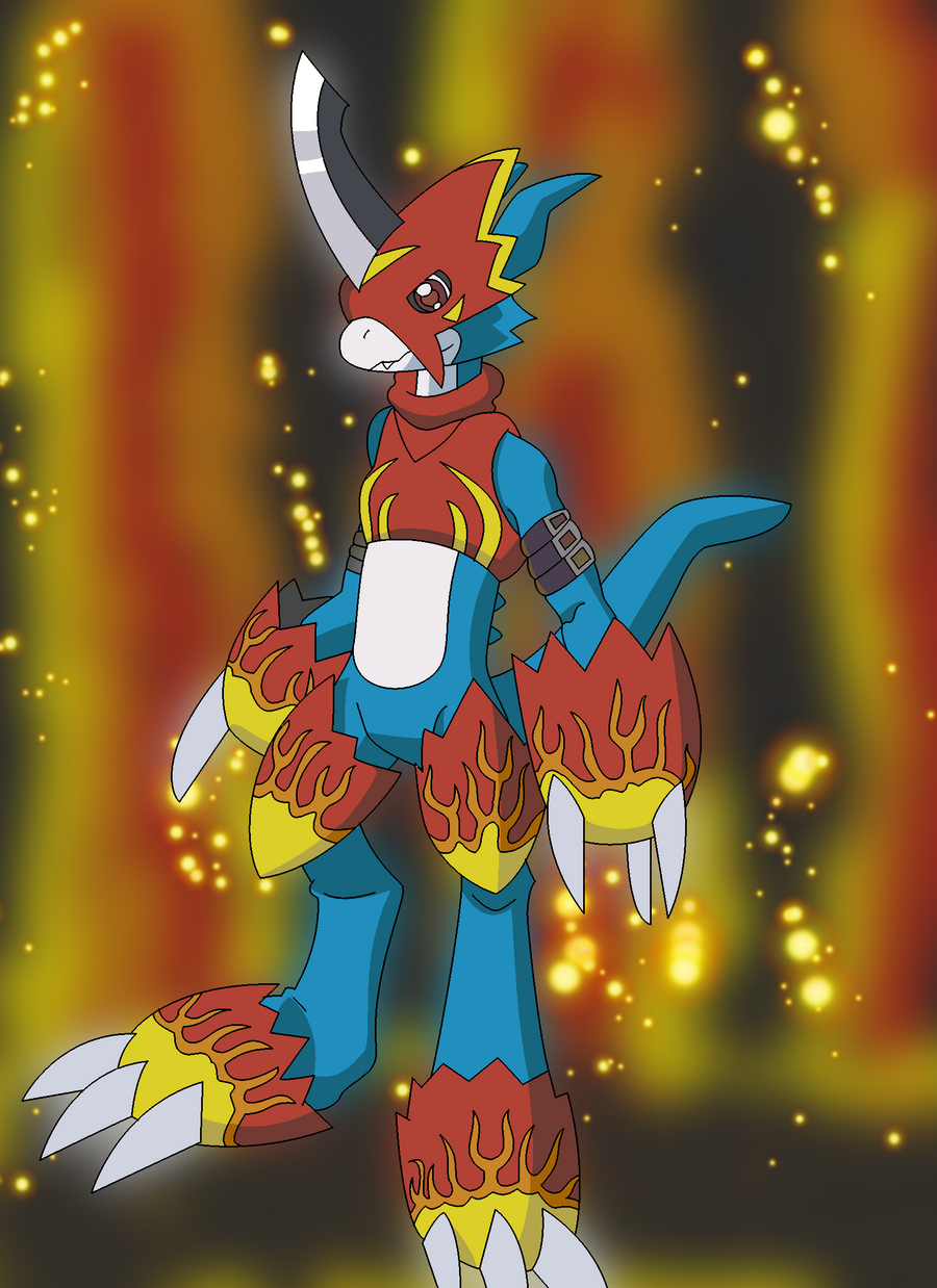 Flamedron Flamedramon by XxDessysaurxX on DeviantArt