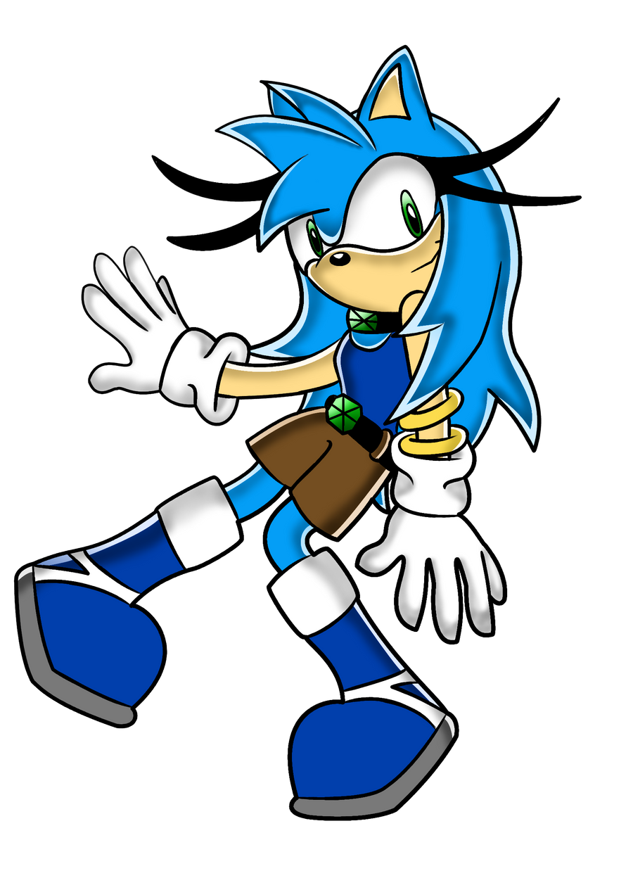 Destiny The Hedgehog With New SA Style