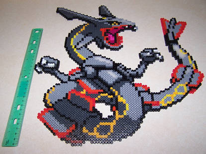 Shiny Rayquaza Perler Bead