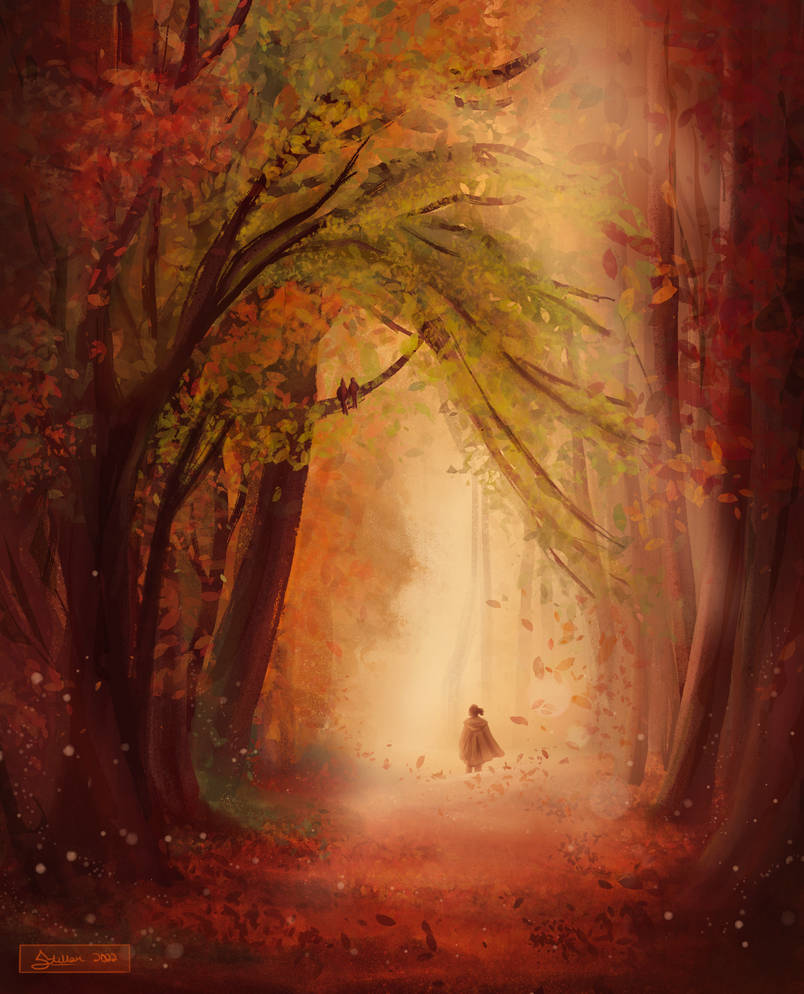 Autumn Leaves by StellarIllustrates on DeviantArt