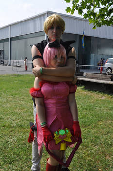 ryan x strawberry  cosplay ryou x mew ichigo