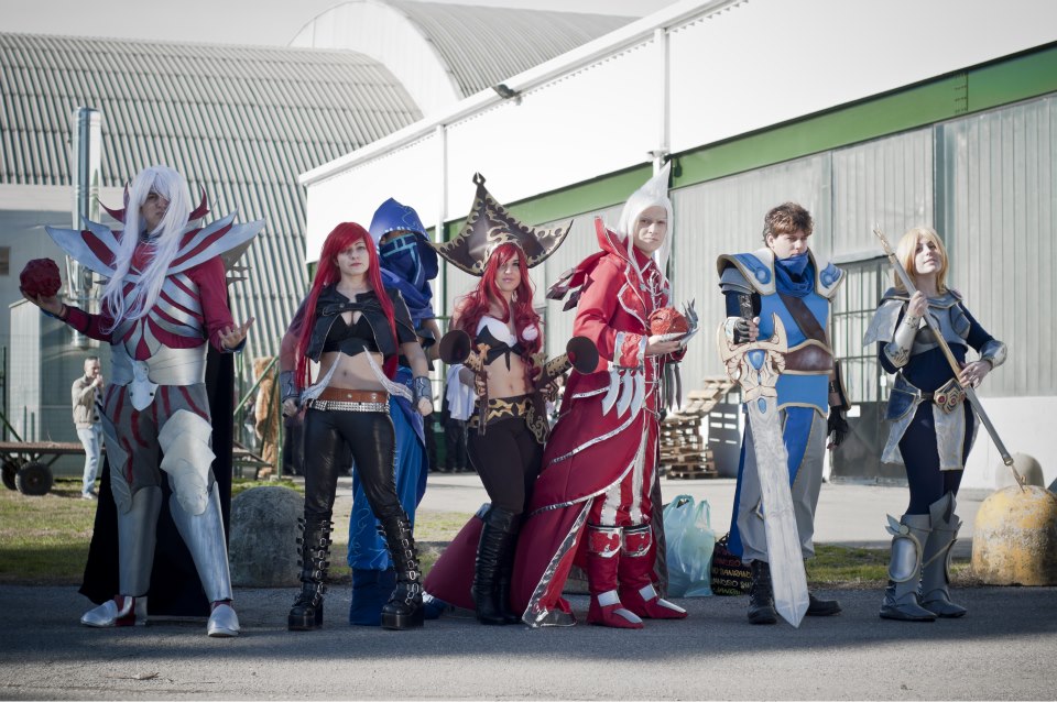 League of legends cosplay group