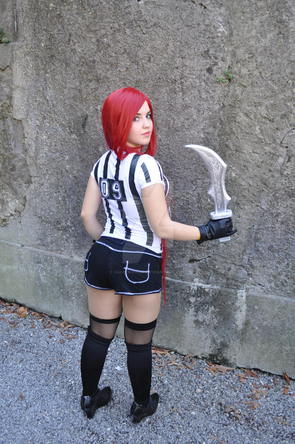 Katarina red card cosplay from league of legends