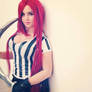 Katarina red card cosplay league of legends