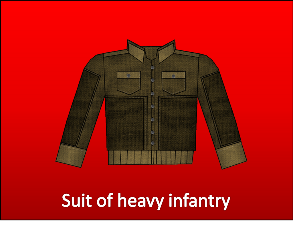 Suit of heavy infantry