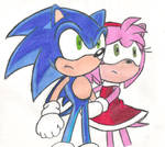 SonAmy by thesonicartist2