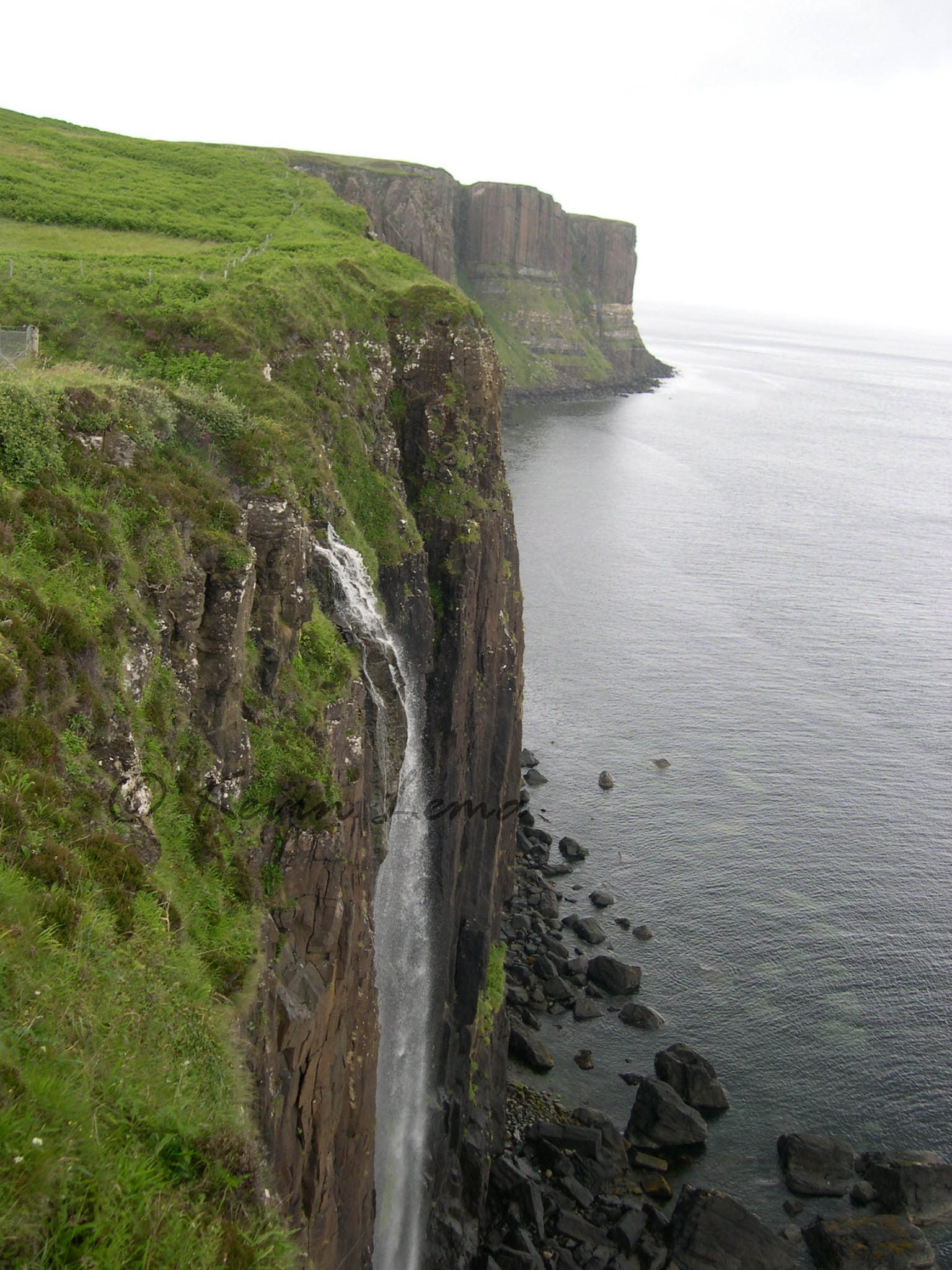 Kilt Rock waterfall