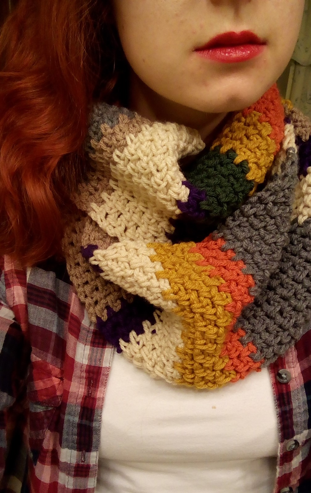 I made the Fourth Doctor's scarf!