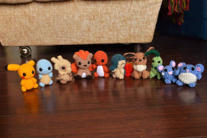 I stress crocheted a lot of Pokemon! :P