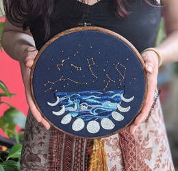 Lapras embroidery