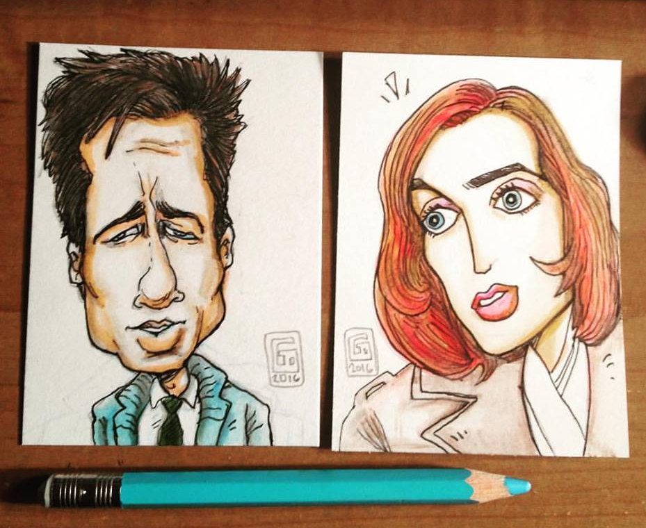 XFiles Sketchcards