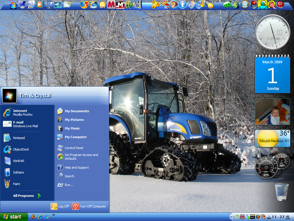 My 'New Holland' Desktop