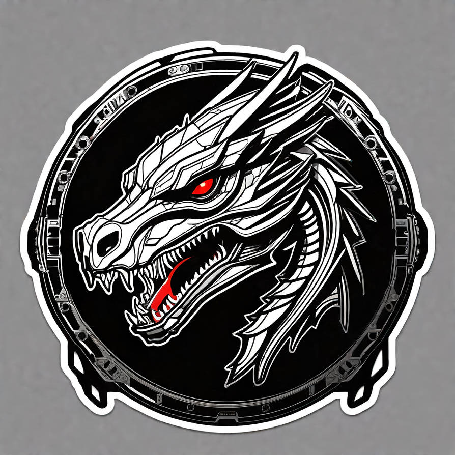 Dragon Sticker by AstralGate on DeviantArt