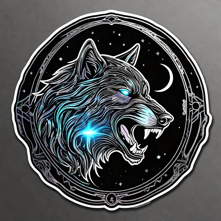 Wolf Sticker by AstralGate on DeviantArt