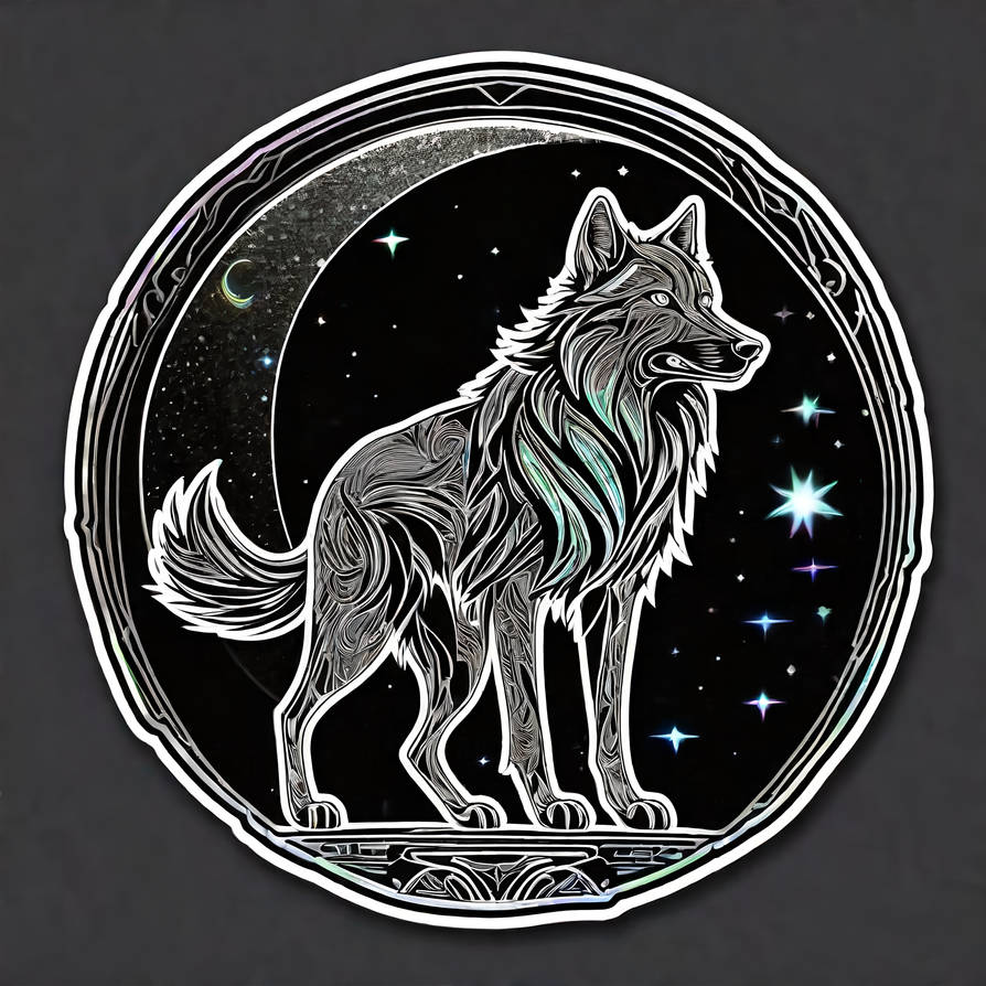 Wolf sticker by AstralGate on DeviantArt