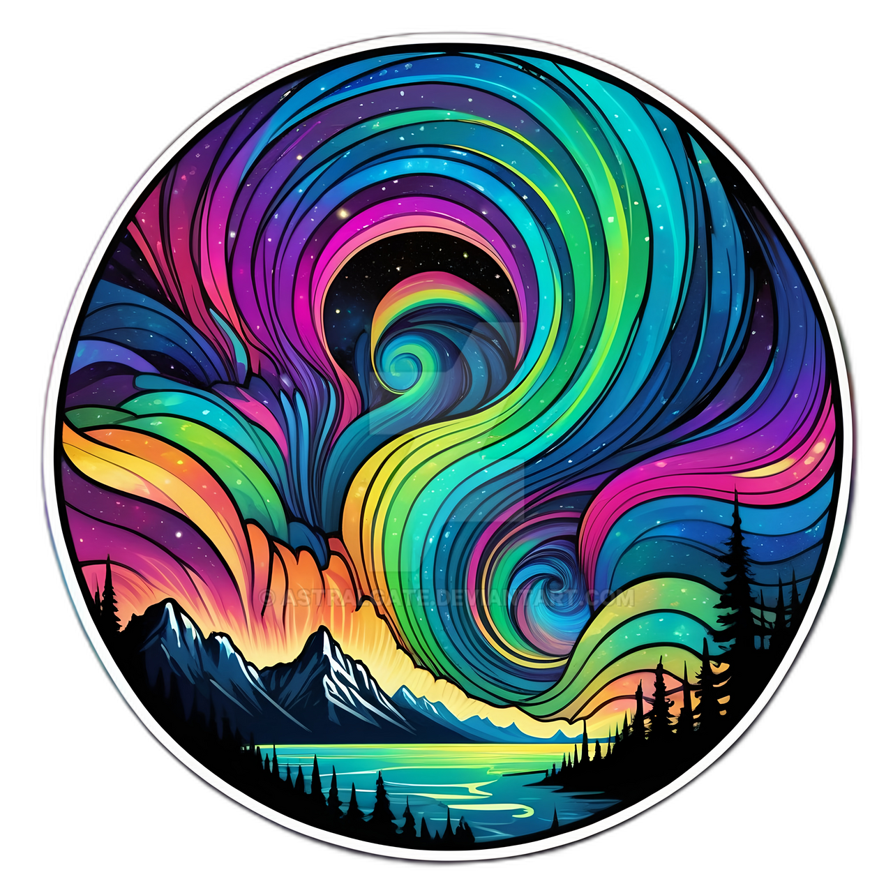Aurora Sticker Aurora Sticker 2 by AstralGate on DeviantArt