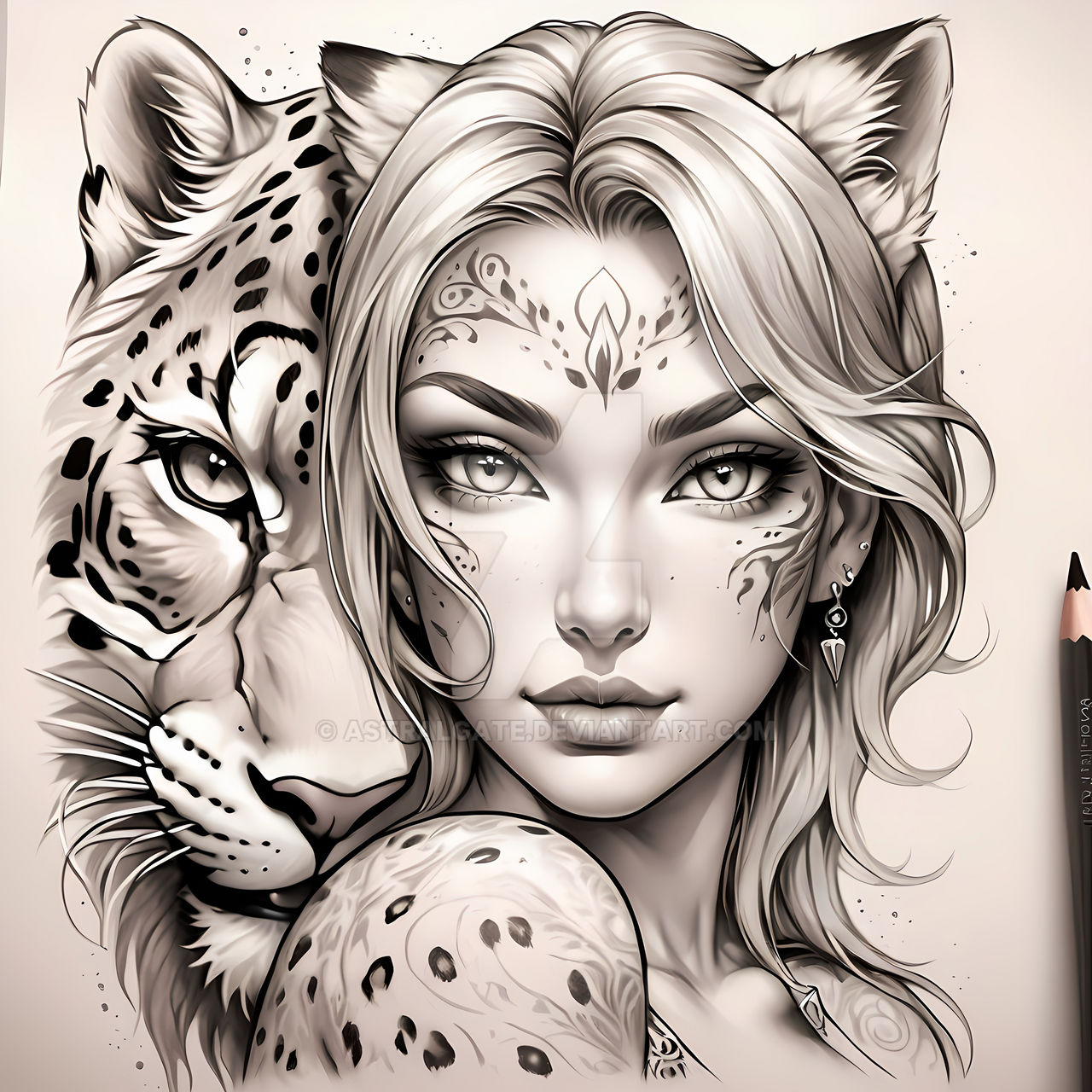 Panthera Uncia by AstralGate on DeviantArt