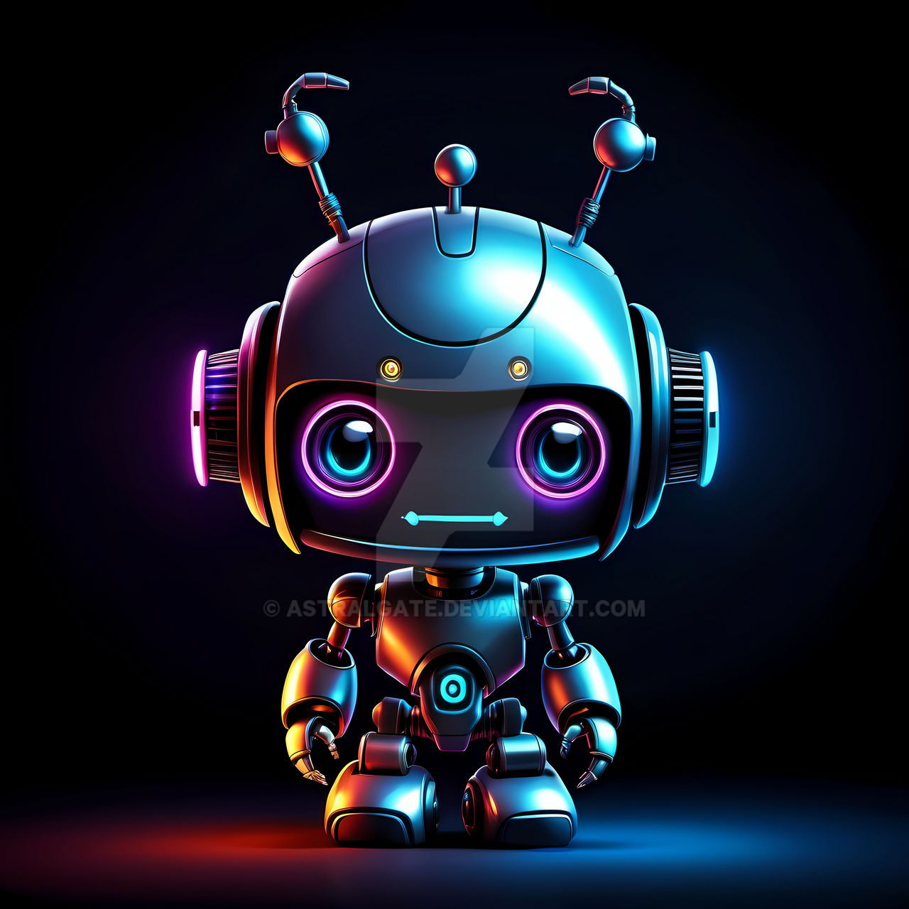 Cute Robot by AstralGate on DeviantArt
