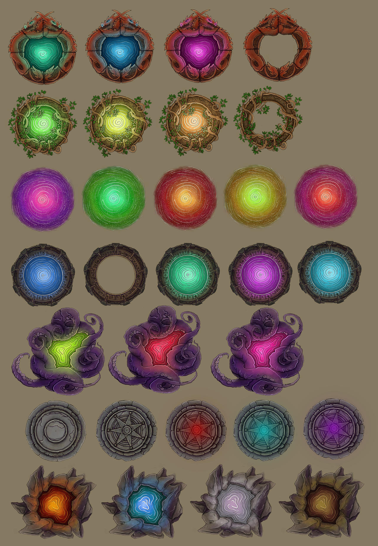 Planar Portals, Mapmaking Assets by Caeora on DeviantArt