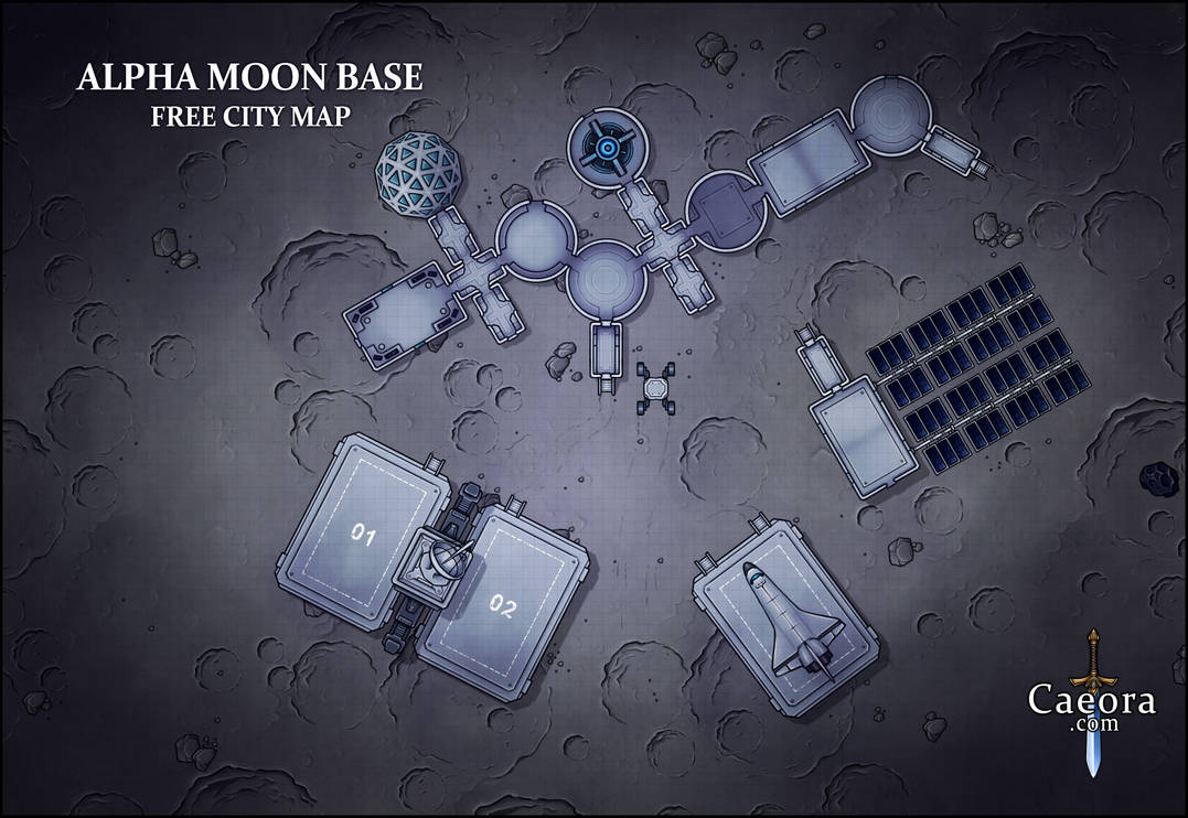 Alpha Moon Base by Caeora on DeviantArt
