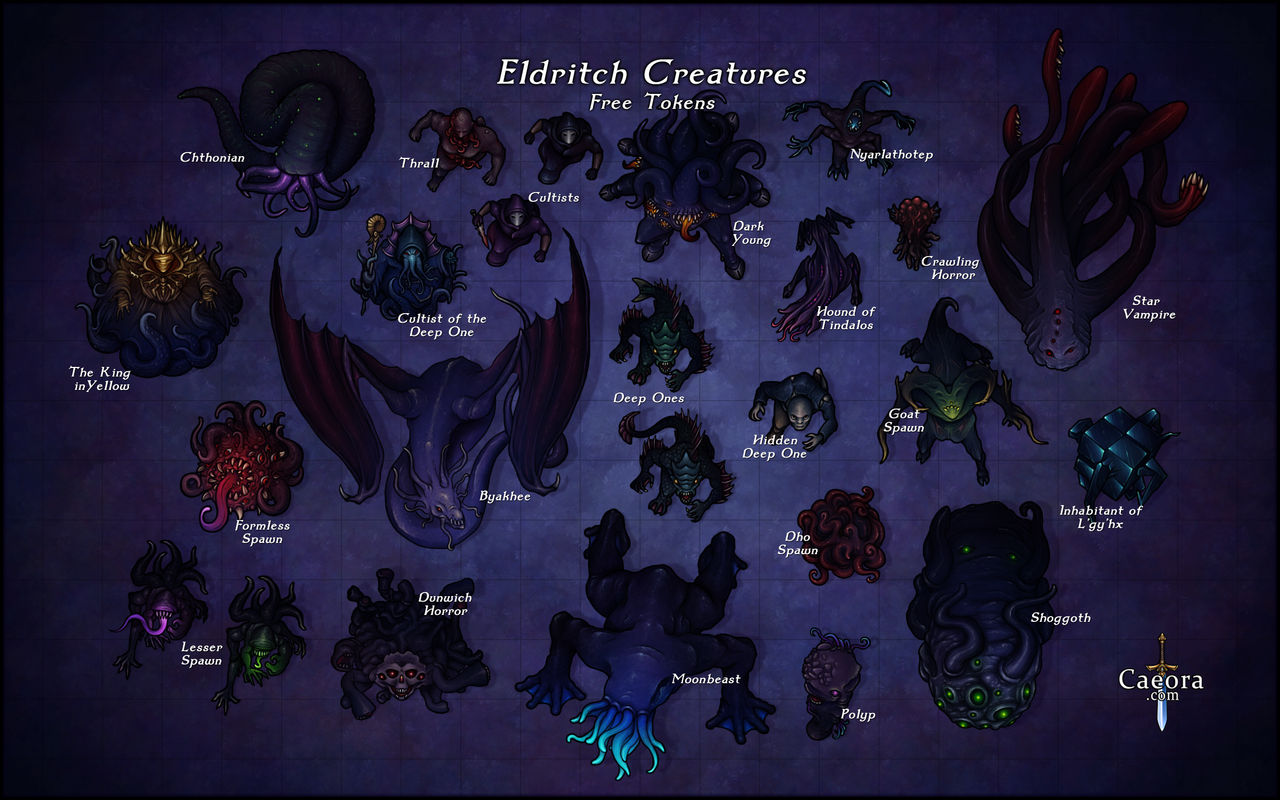 Eldritch Creatures by Caeora on DeviantArt