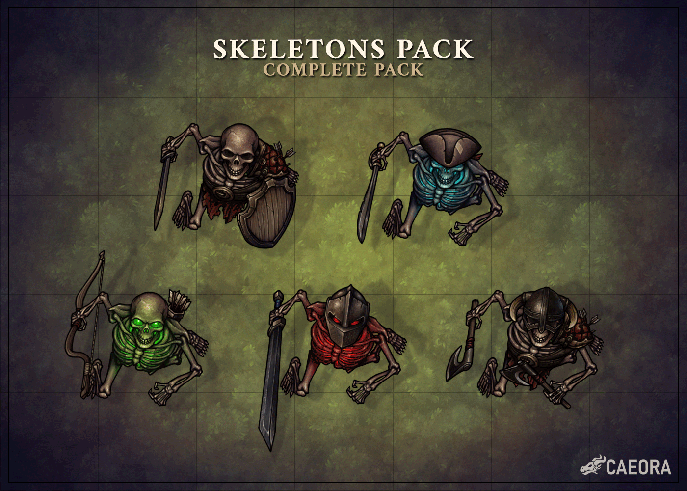 Skeletons Pack by Caeora on DeviantArt