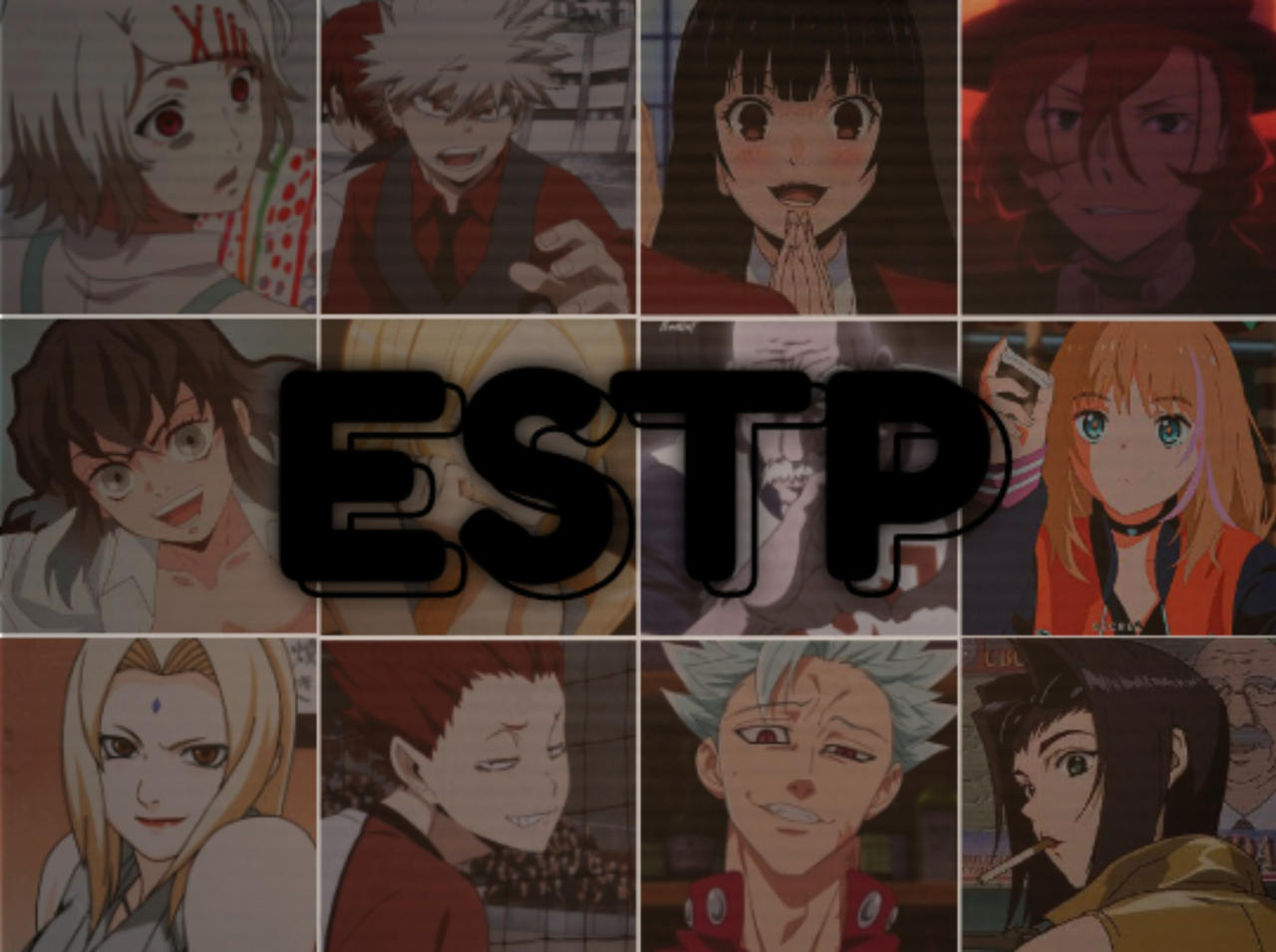 estp anime characters by ICatfishedYourGramma on DeviantArt