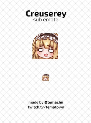 COMM : Emote for Creuserey by Temachii