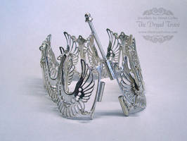 Angel Wing Bracelet - open