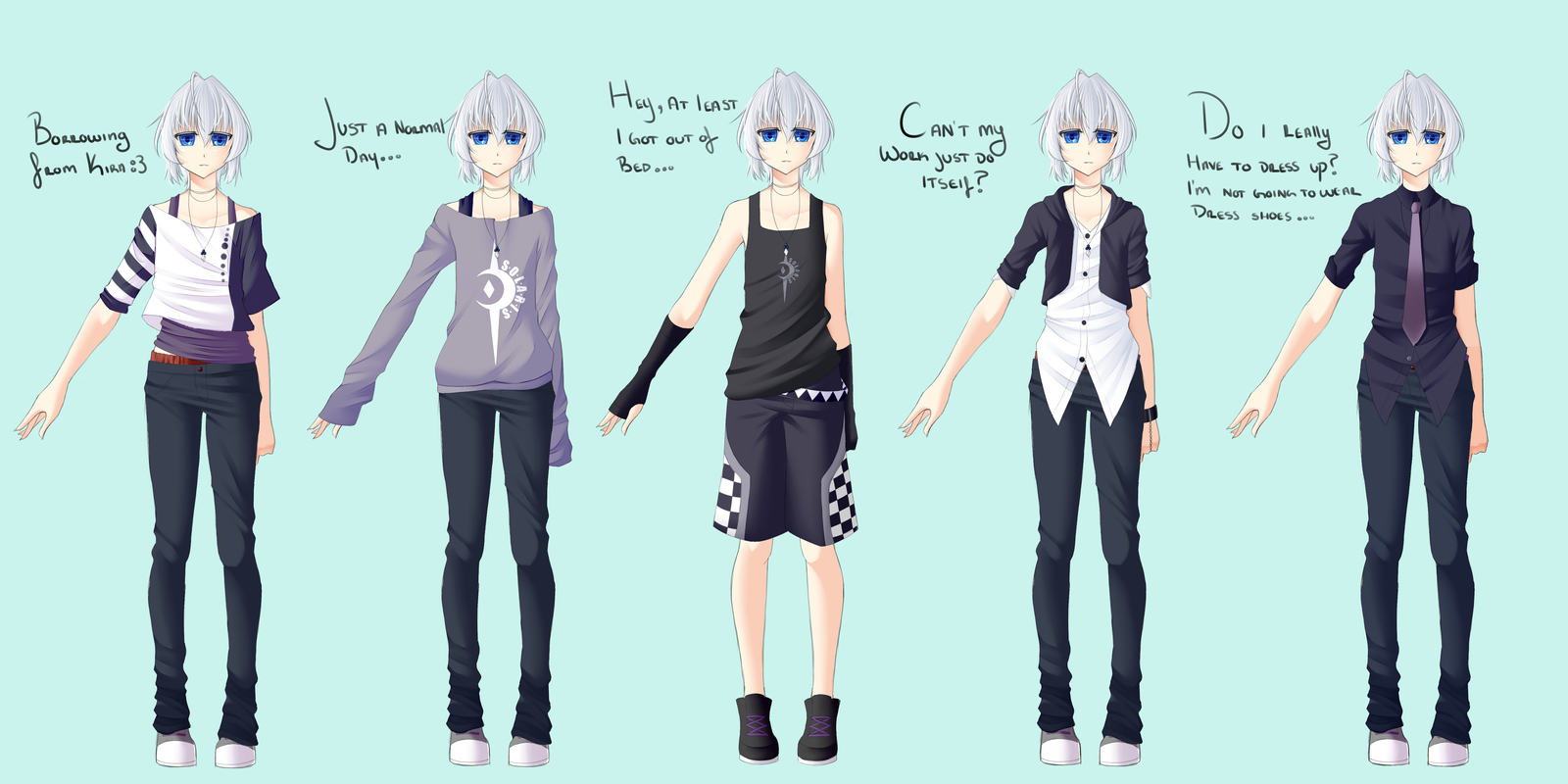 Tori alternate outfits