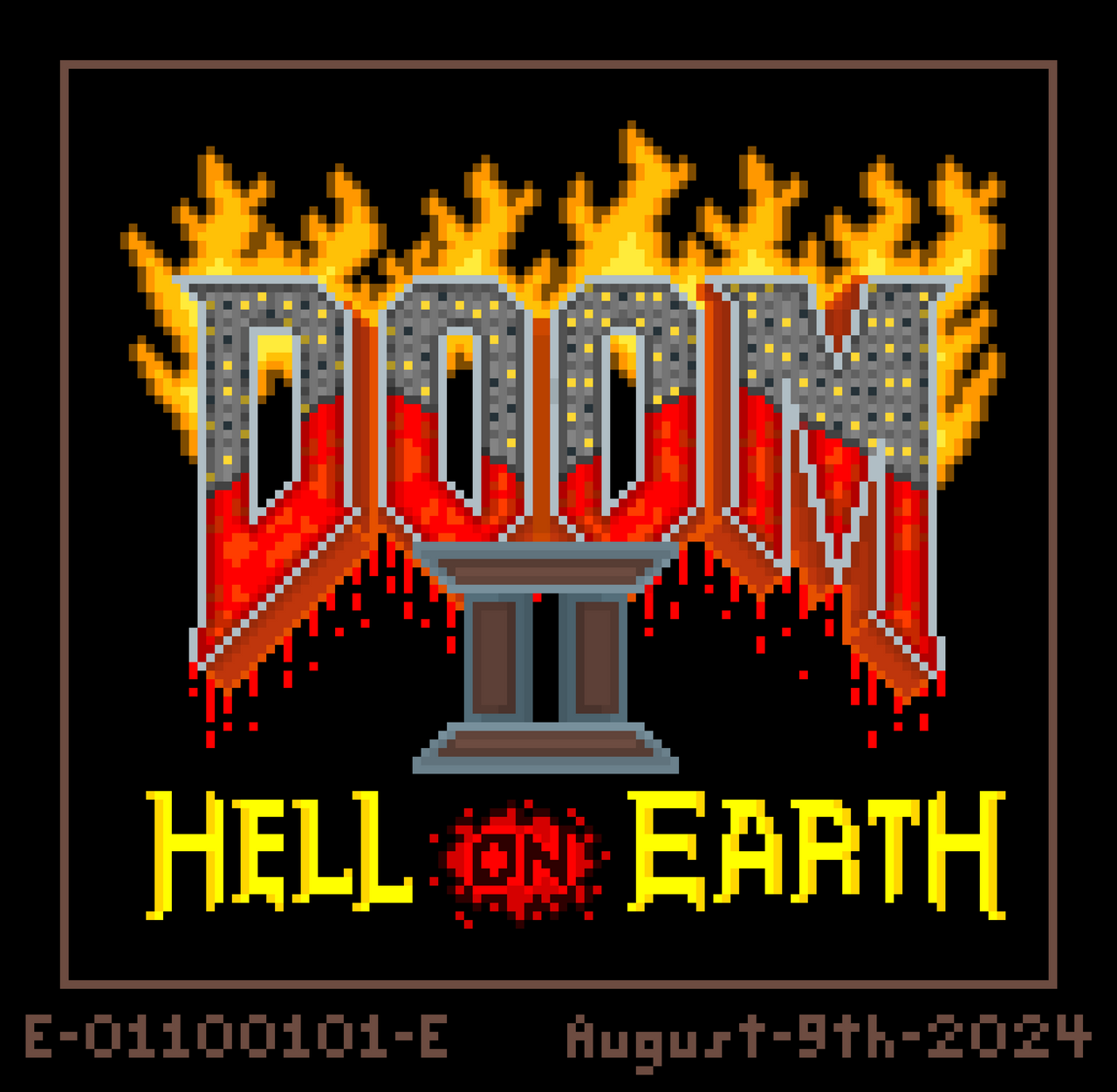 Doom Ii Background DOOM II: HELL ON EARTH by E-01100101-E on DeviantArt