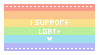 01.01.15 { I Support LGBT+ Stamp } by RainPetals