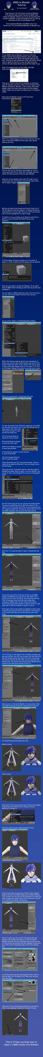 MMD to Blender Tutorial by crazy4anime09