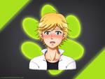 Embarrassed Adrien by crazy4anime09