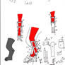 digigrade stilt schematic