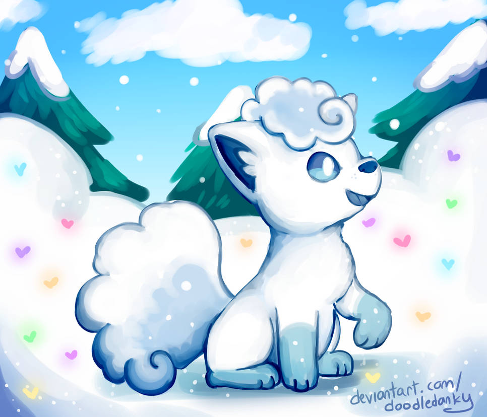 Alolan Vulpix (Pokemon) by doodledanky on DeviantArt