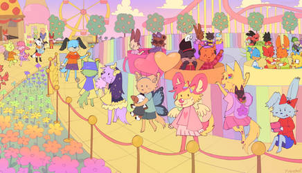 amusement park illustration