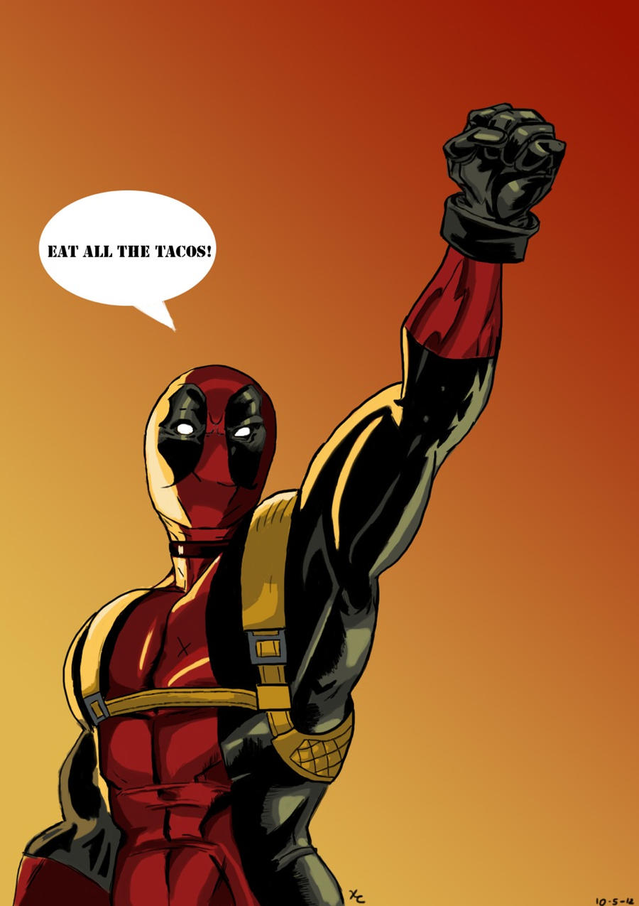 Photoshop practice: Deadpool