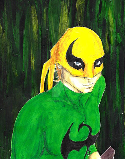 Iron Fist  Danny Rand  closeup by MorrigainCrow