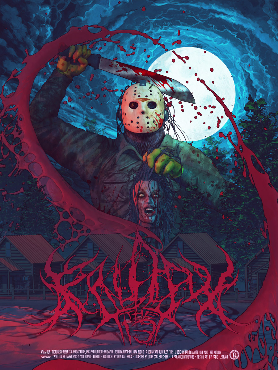 Art Poster Friday the 13th - Blockbuster