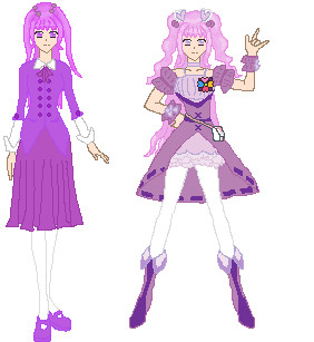 Fresh Precure OC - Cure Grape by Anime1423 on DeviantArt