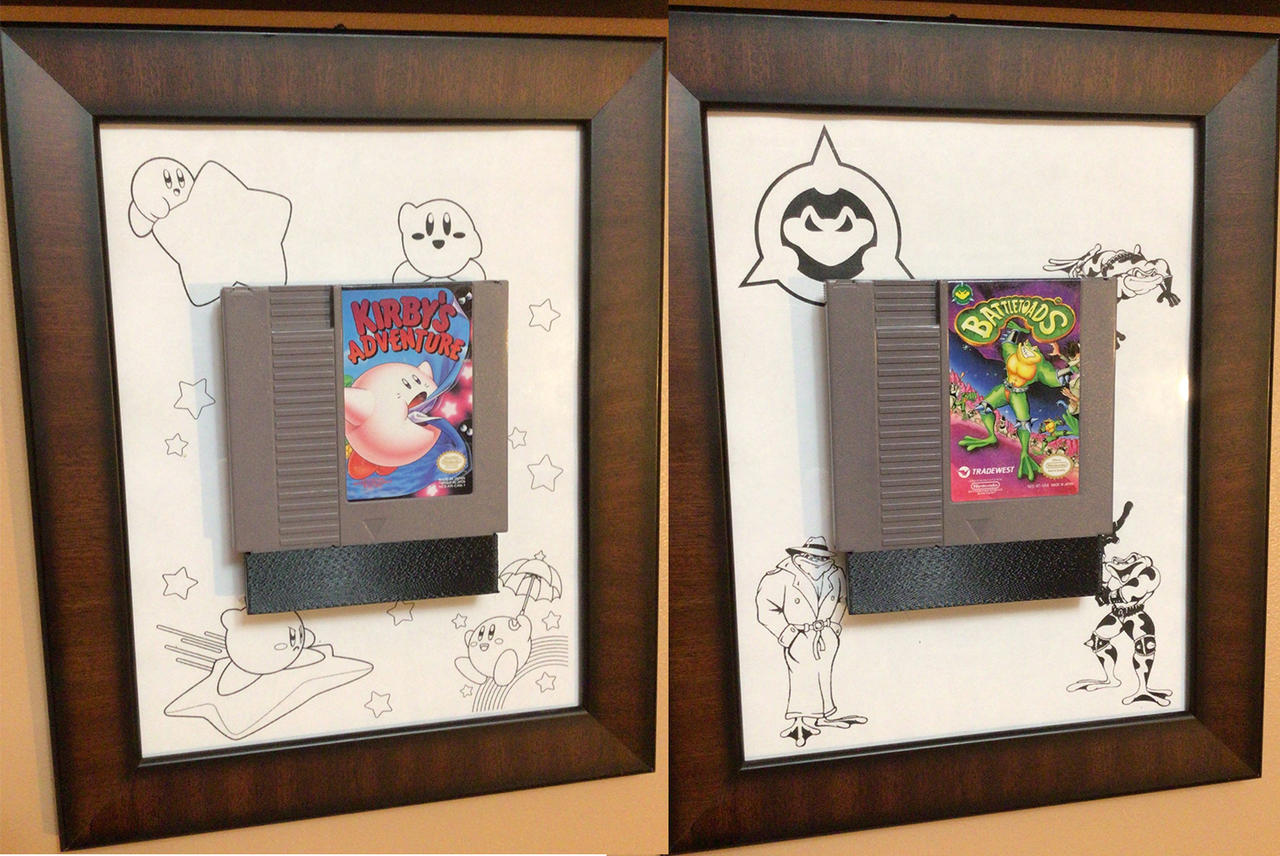 NES Game Wall Art Display by West-Ninja on DeviantArt