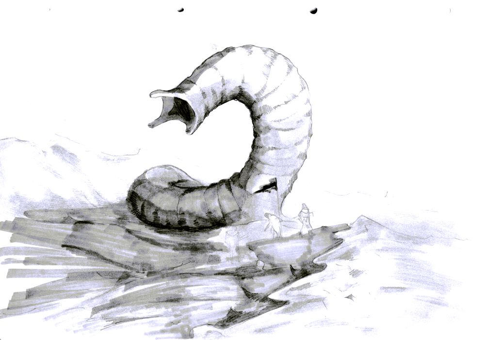 Sandworm Drawing Rference sandworm by Neldrion on DeviantArt