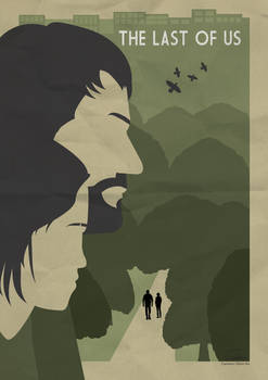 The Last of us Art deco styled poster